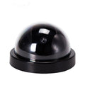 Black Plastic Smart Indoor Outdoor Dummy Home Dome Fake CCTV Security Camera With Flashing Red LED Light